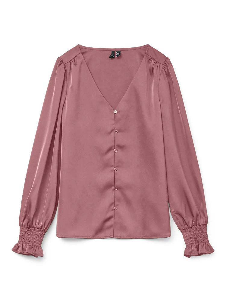 Maxine Smock Button Top
