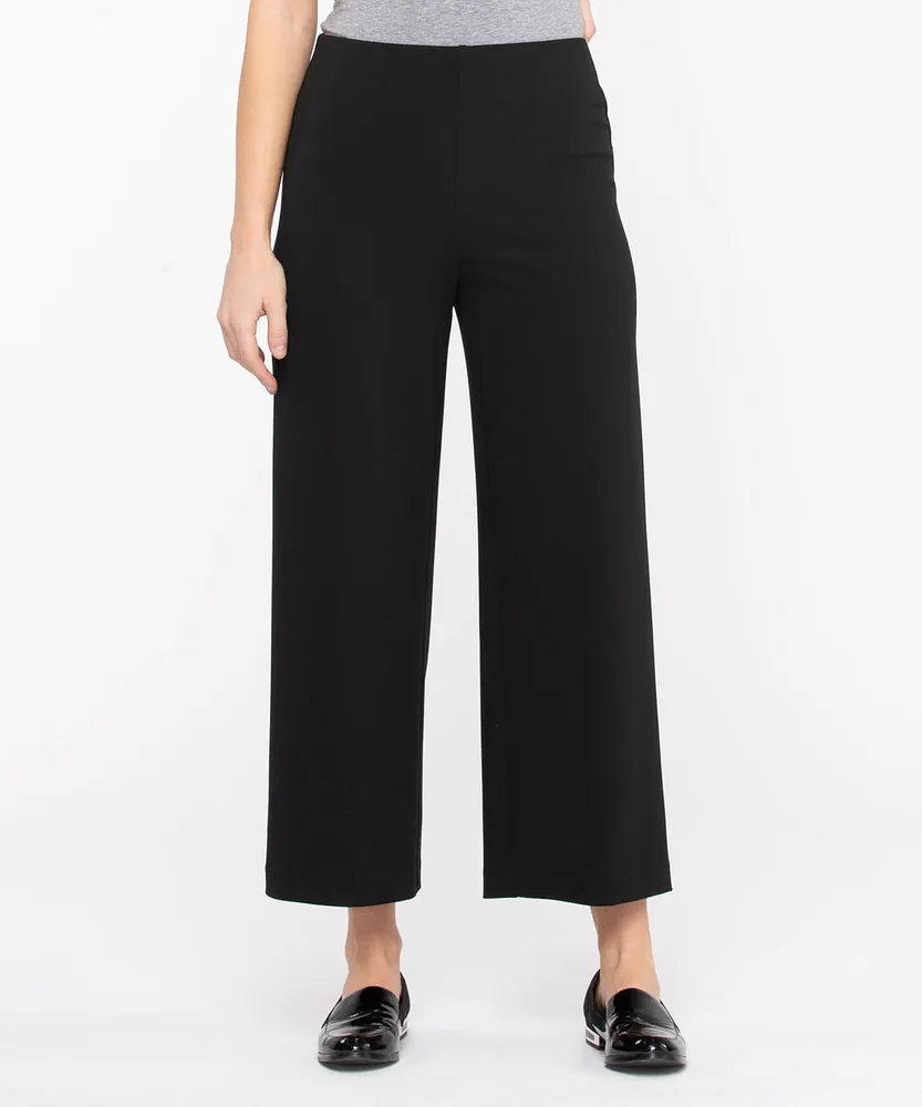 Scuba Crepe Wide Leg Crop