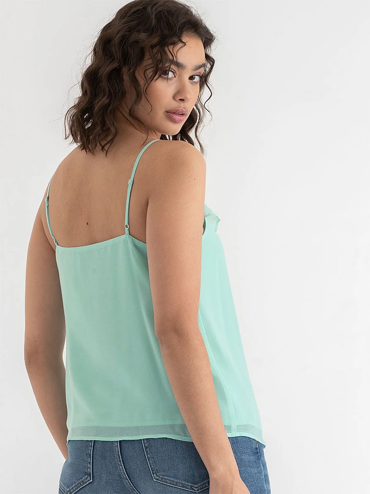 Ruffle Cami Blouse