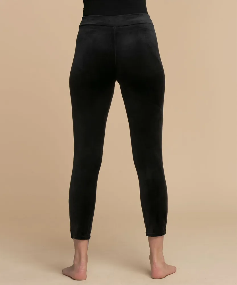 Black Velour Legging