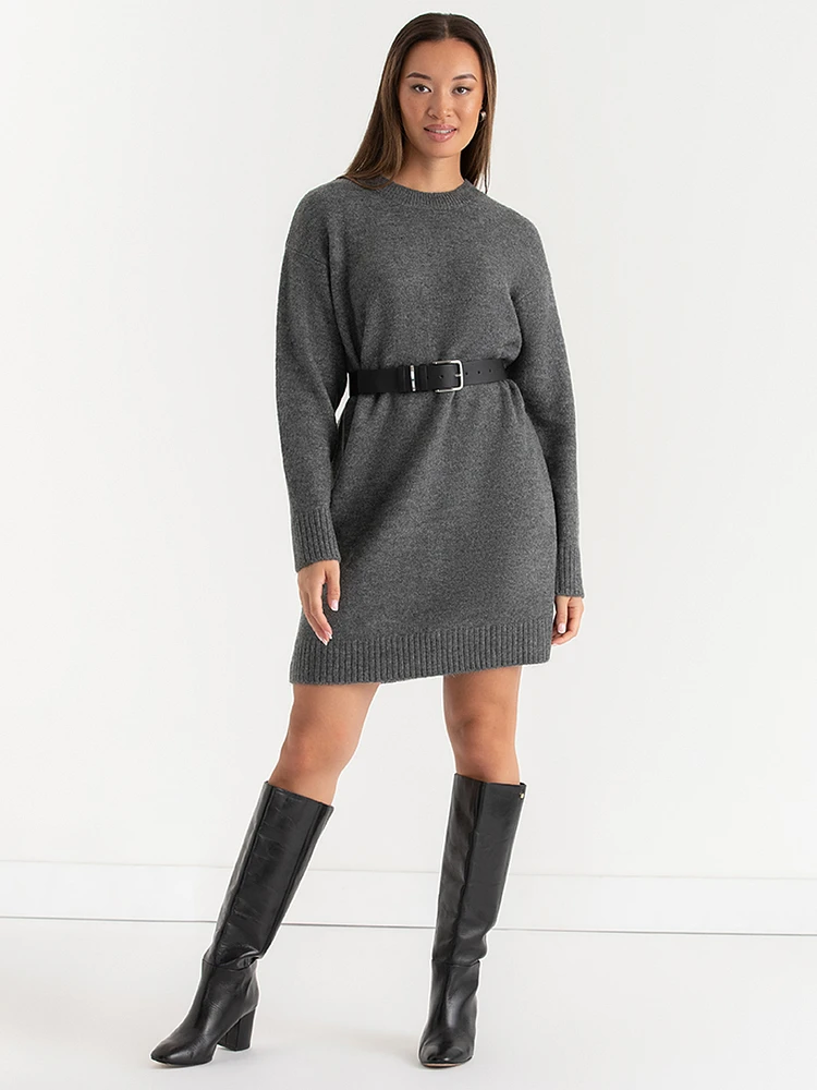 Crewneck Sweater Dress