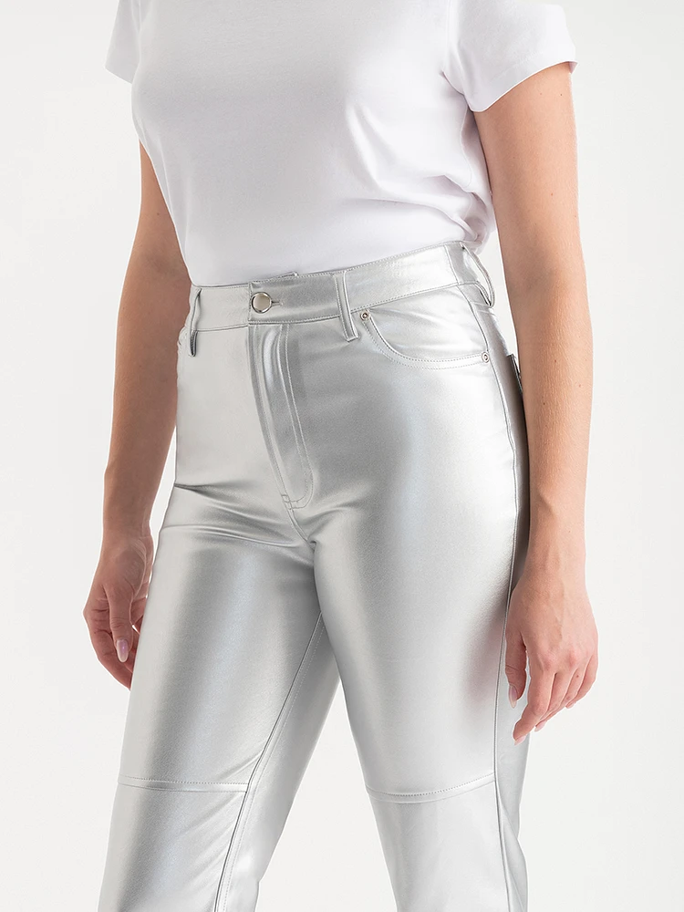 Silver Straight Leg Pant