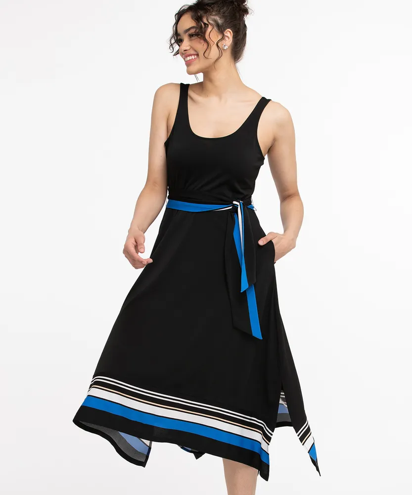 Eco-Friendly Sharkbite Hem Dress