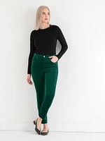 Velvet Slim Leg Pant