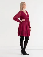 Nova Smocked Mini Dress Chiffon