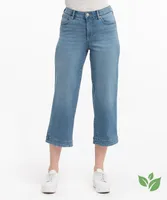 Eco-Friendly Cropped Wide Leg Jean