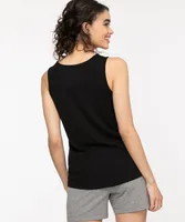 Sleeveless Hacci Pocket Tee