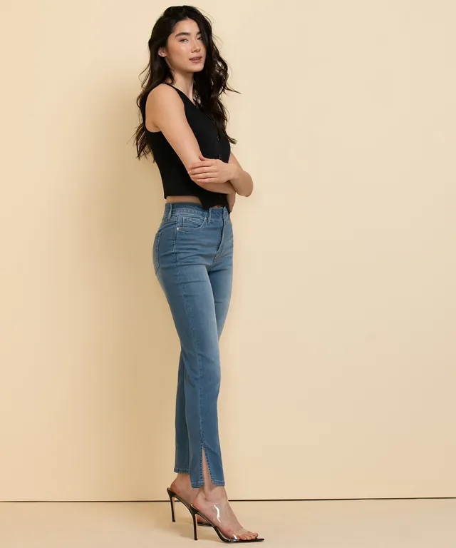 RICKI'S Stevie Straight-Leg Jean with Split Hem