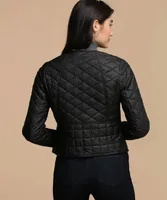 Quilted Zip Front Jacket