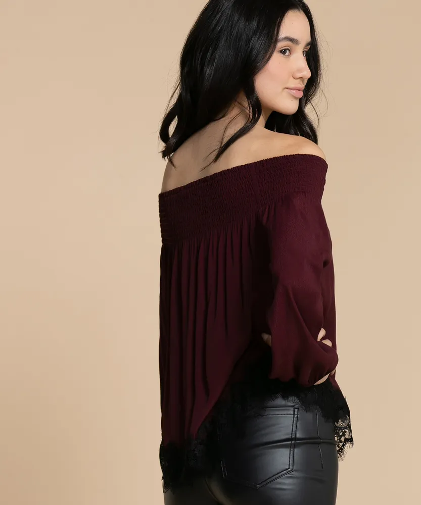 Off The Shoulder Top by Luxology