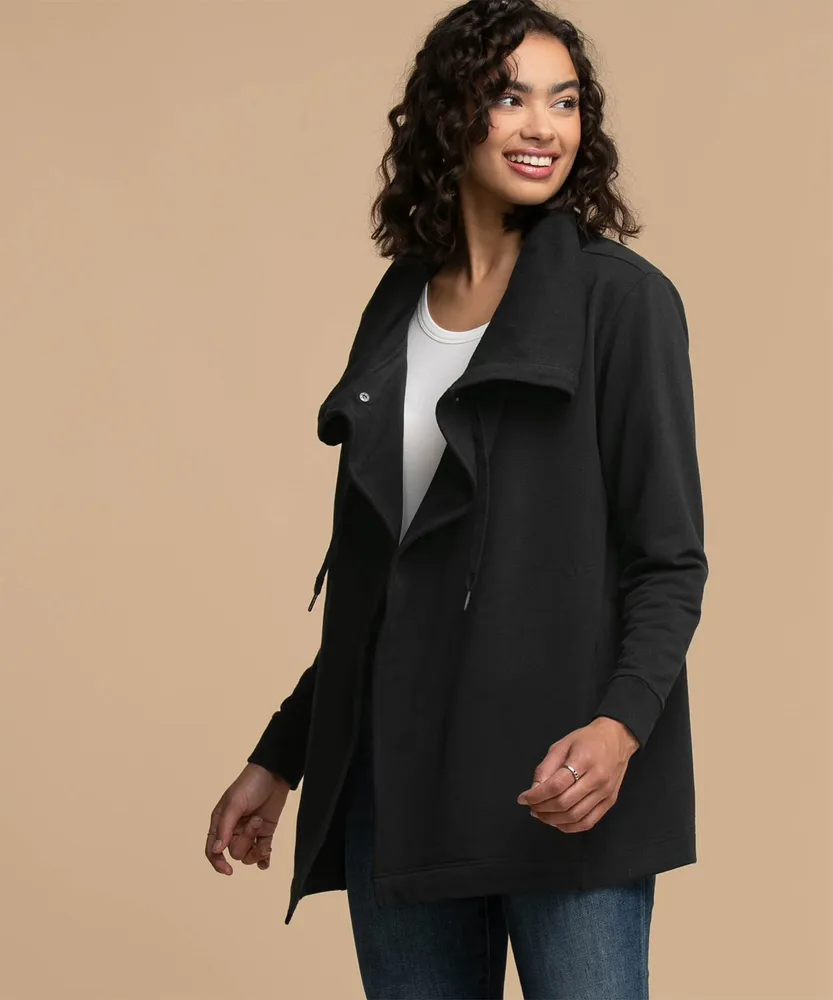 French Terry Wrap Jacket