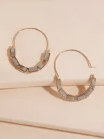 Half Moon Drop Earrings