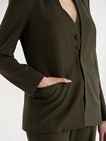 Brighton Lapelless Blazer