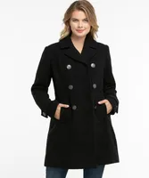 Wool Blend Peacoat