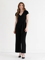 Venus Wide Leg Jumpsuit Iconic Crepe