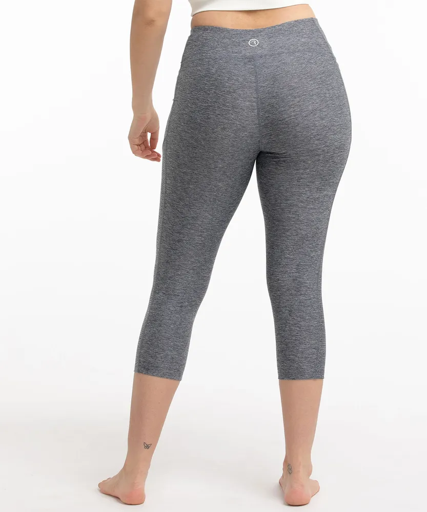 Space Dye Cropped Active Legging