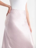 Satin Midi Skirt