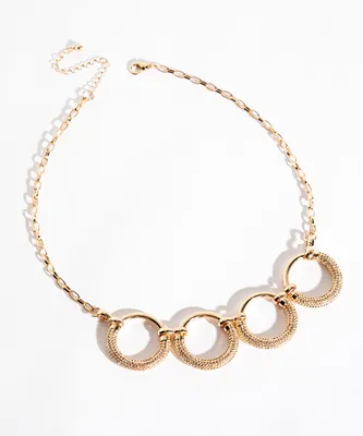 Circle Statement Necklace