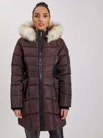 Puffer Jacket with Waist Insert