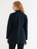 Long Line Felt Jacket