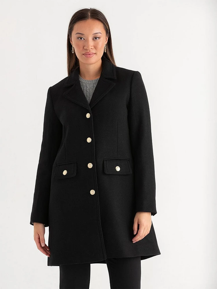 Pippa Fancy Wool Coat