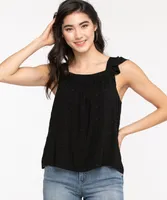 Flutter Sleeve Square Neck Blouse