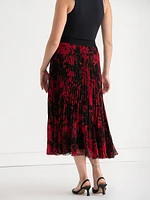 Release Pleat Midi Skirt