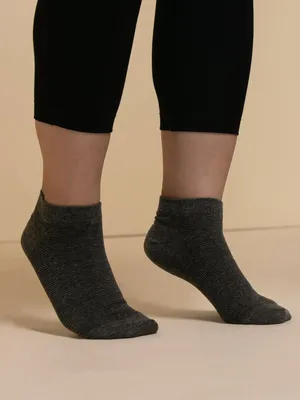 Fine Strip Ankle Sock