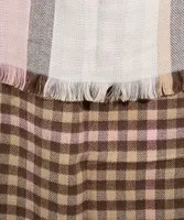Reversible Plaid & Checkered Scarf
