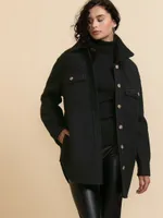 Zia Wool Blend Shirt Jacket