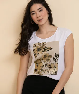 Crew Neck Extend Sleeve Tee
