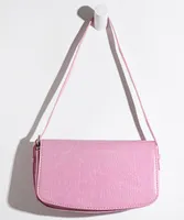 Croco Shoulder Bag