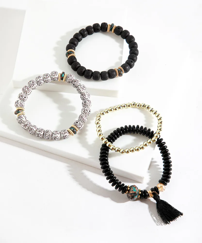 Beaded Bracelet 4-Pack