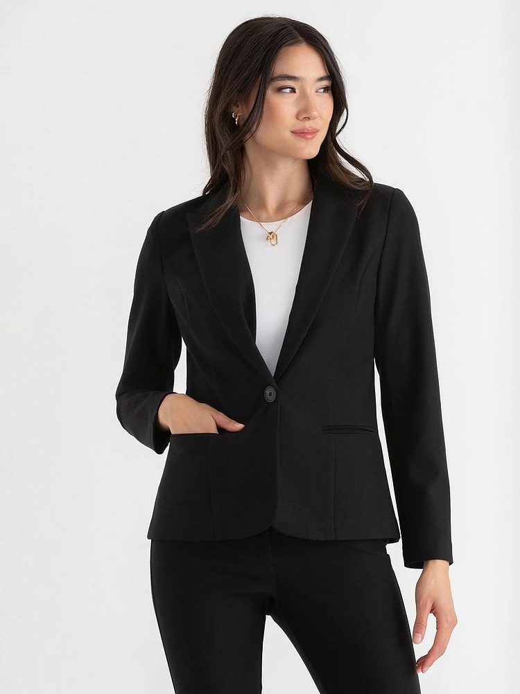 Oxford Classic Suit Blazer Luxe Ponte