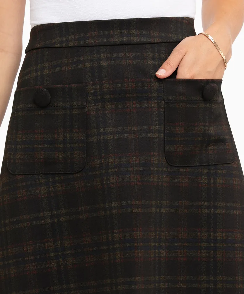 Ponte Pocket Mini Skirt