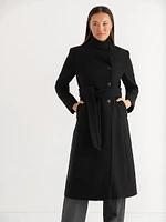 Etienne Wool Wrap Coat