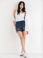 Goddess Fit Jean Shorts