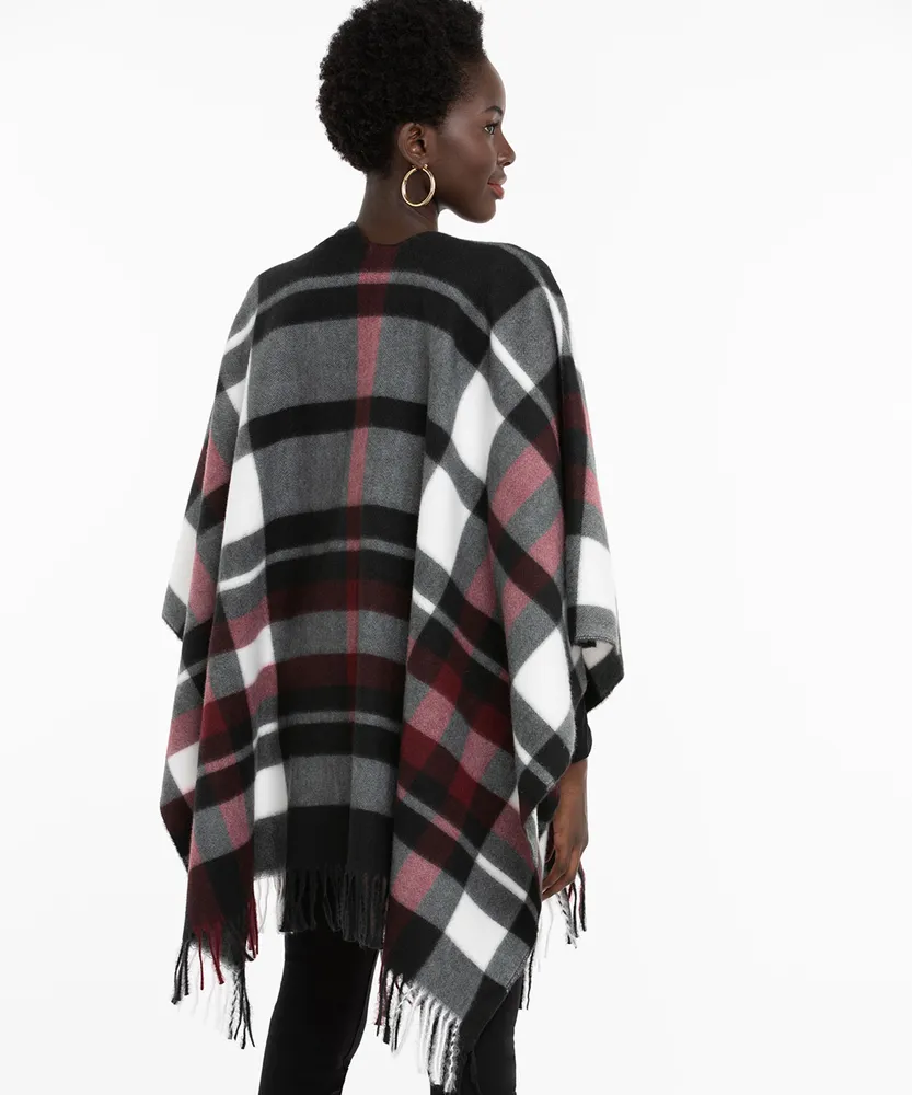 Cozy Plaid Ruana