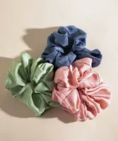 Oversized 3-Pack Satin Scrunchies