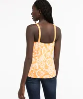 Eco-Friendly Strappy Button Front Top