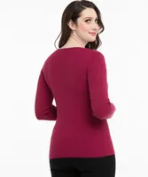 Eco-Friendly Square Neck Sweater