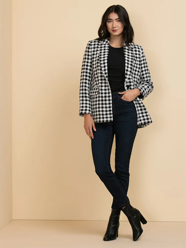 Houndstooth Blazer