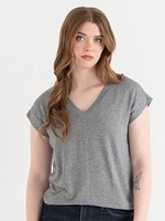 Holly V-Neck Hacci Top