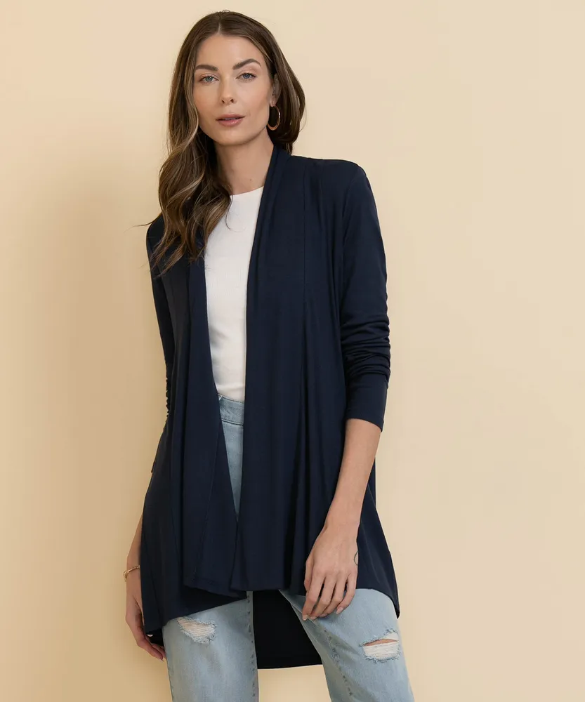Drape Front Cardigan