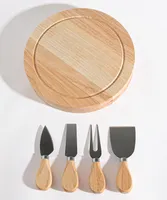 Circular Charcuterie Board & Utensil Set