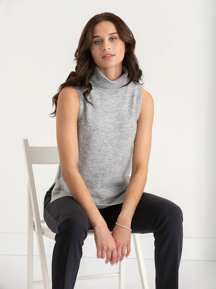 Mossy Turtleneck Sweater Tank