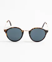 Blue Lens Tortoise Sunglasses