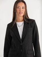 Bristol Mid Length Blazer Luxe Ponte