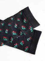 Floral Crew Socks