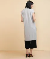 Long Extend Sleeve Open Cardigan